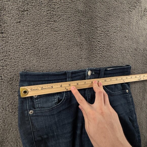 Rag & Bone Skinny Jeans Dark Wash Size 27 Blue Denim Pants Ladies Stretch 30x29 - Picture 12 of 16